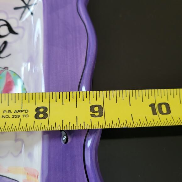 Certified International Jennifer Brinley Salad Plates Spa Girl  Set of Two - Picture 8 of 8